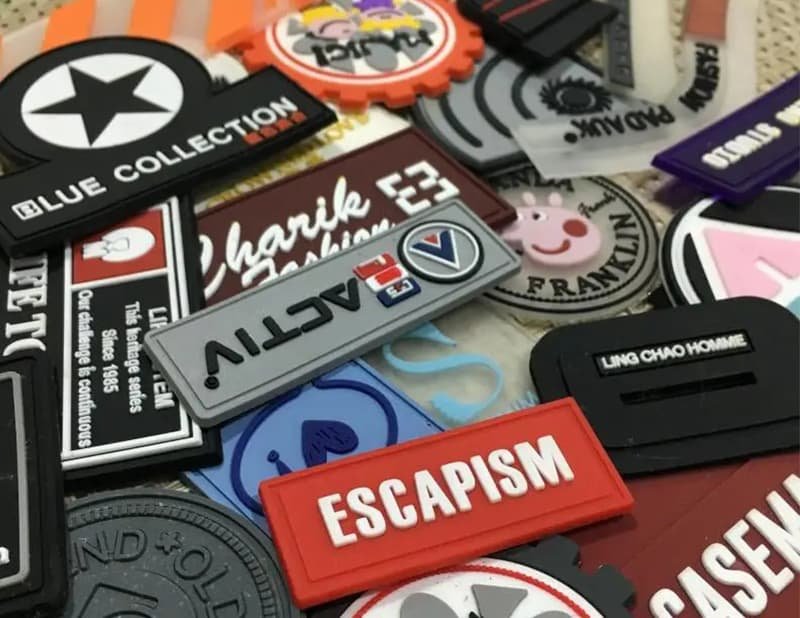 3D Rubber Brand Badges