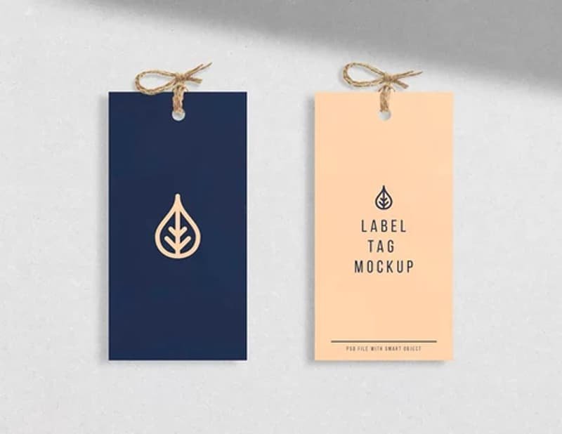 coated paper tag