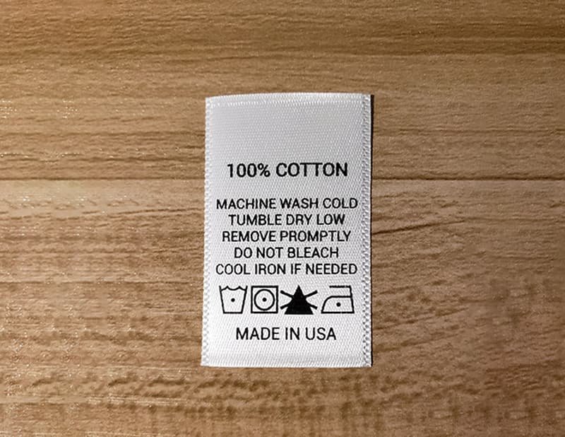 denim label