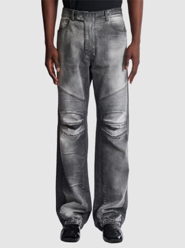 Custom Biker Baggy Jeans