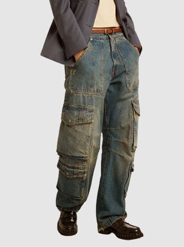 Custom Cargo Baggy Jeans