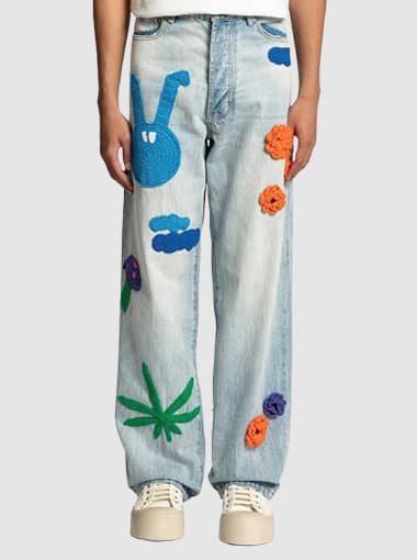 Custom Crochet Follower Baggy Jeans