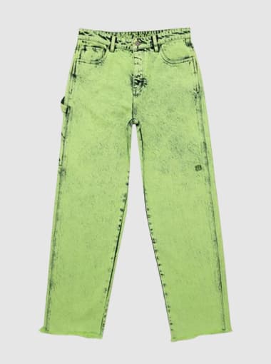 Custom Garment Dye Baggy Jeans