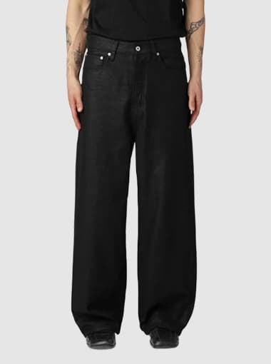 Custom Wax Denim Baggy Jeans