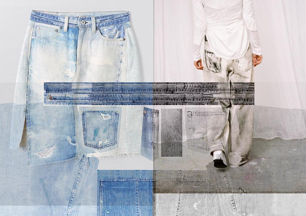digital printed denim