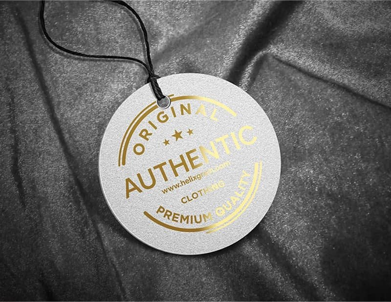 denim hang tag