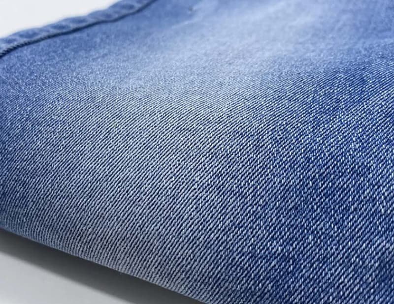 polyester blend denim