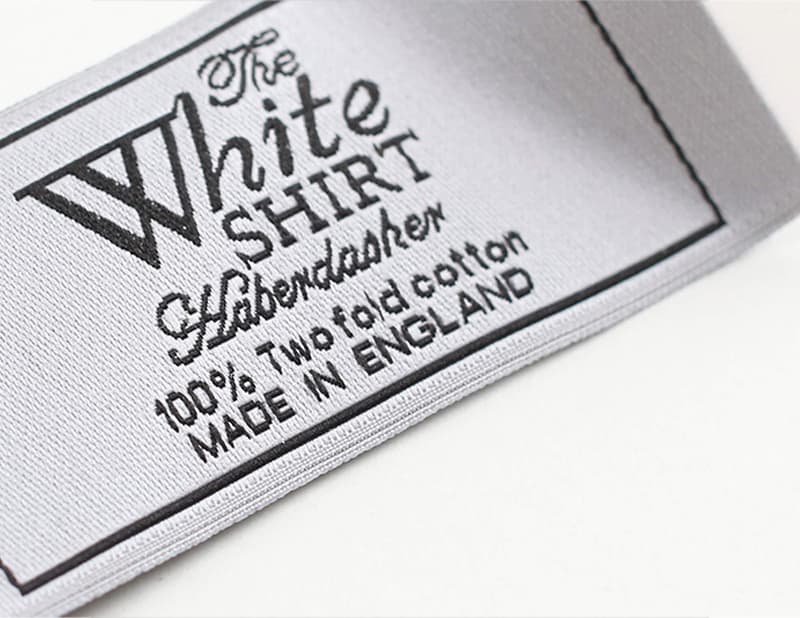 satin label
