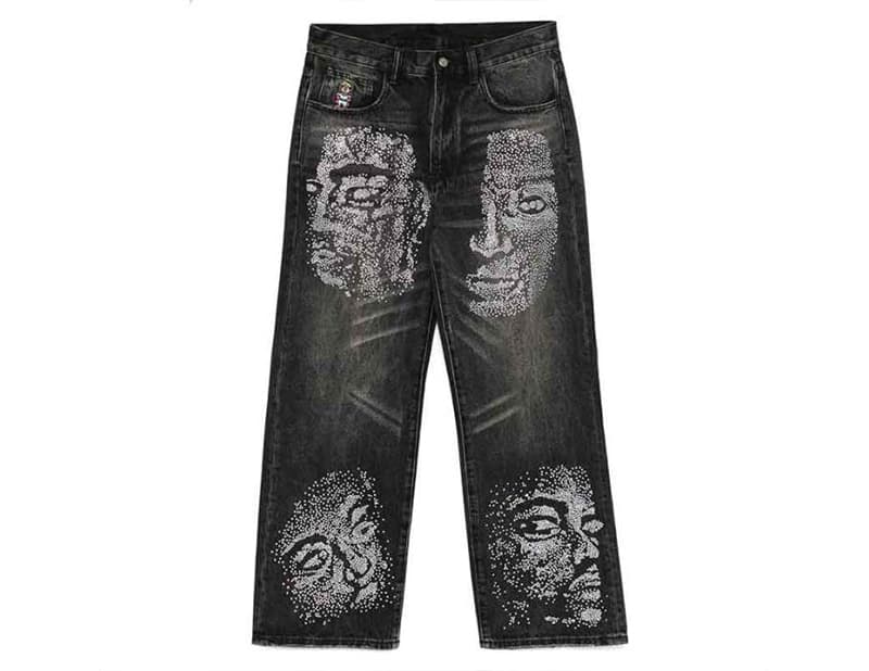 Straight-leg-jeans