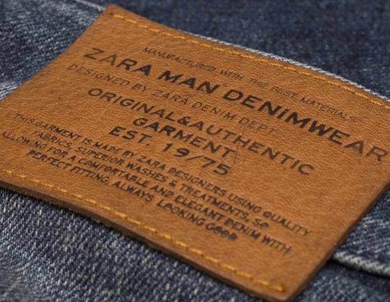 denim jeans label