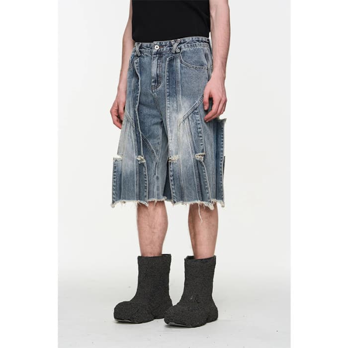 denim shorts