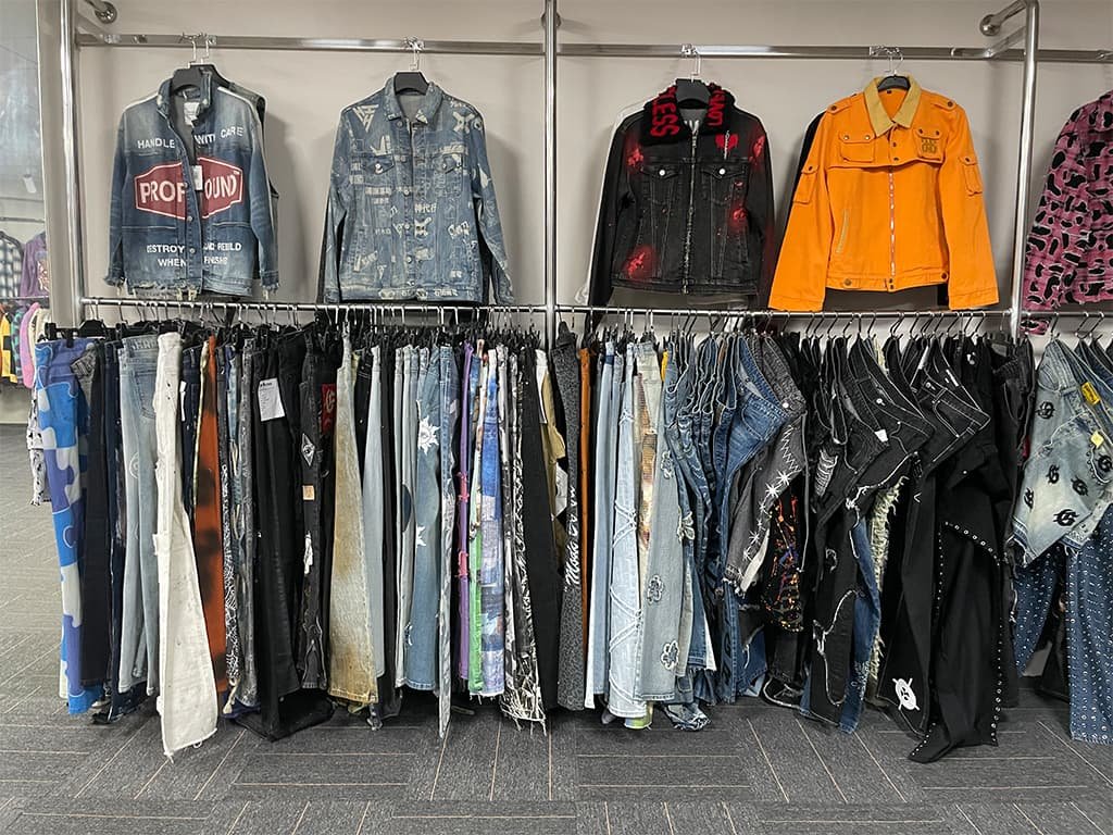 denim jeans showroom