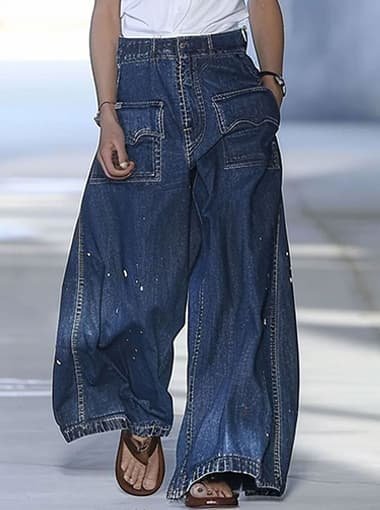 loose straight jeans