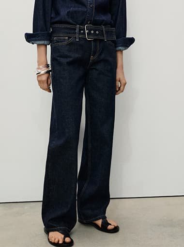 low rise straight leg jeans