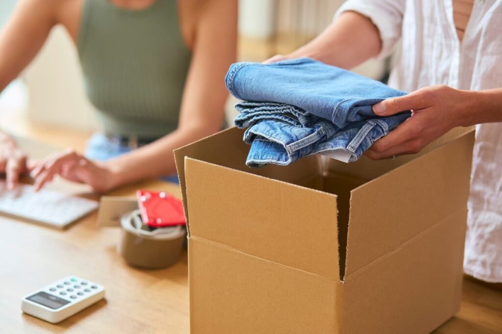 packing jeans