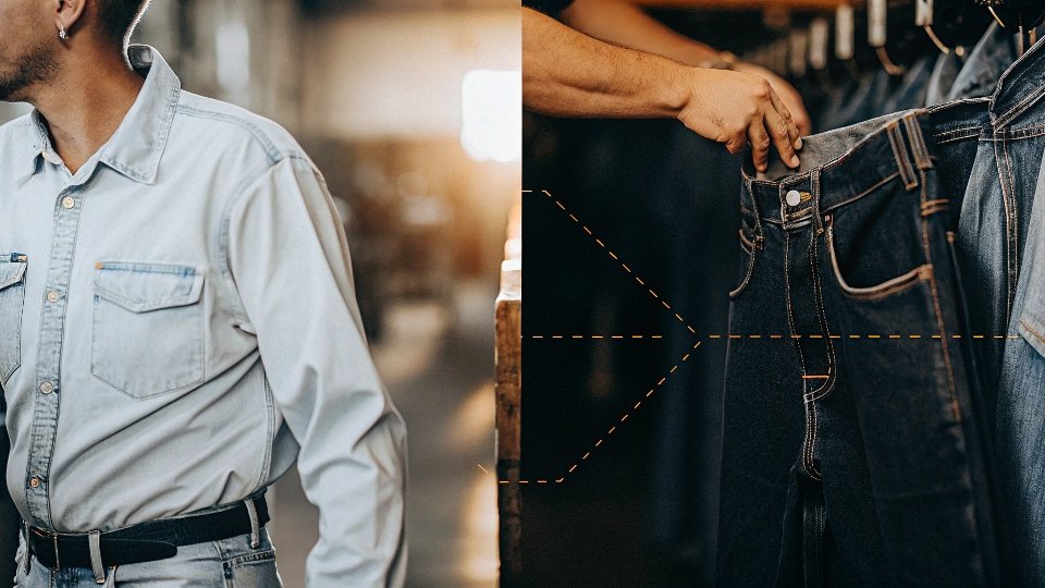 Timeline of Wrangler's Manufacturing Shift A timeline graphic showing Wrangler's history, with a major arrow indicating a shift to global manufacturing in the 1990s but a continuous line for "USA-Made 13MWZ".