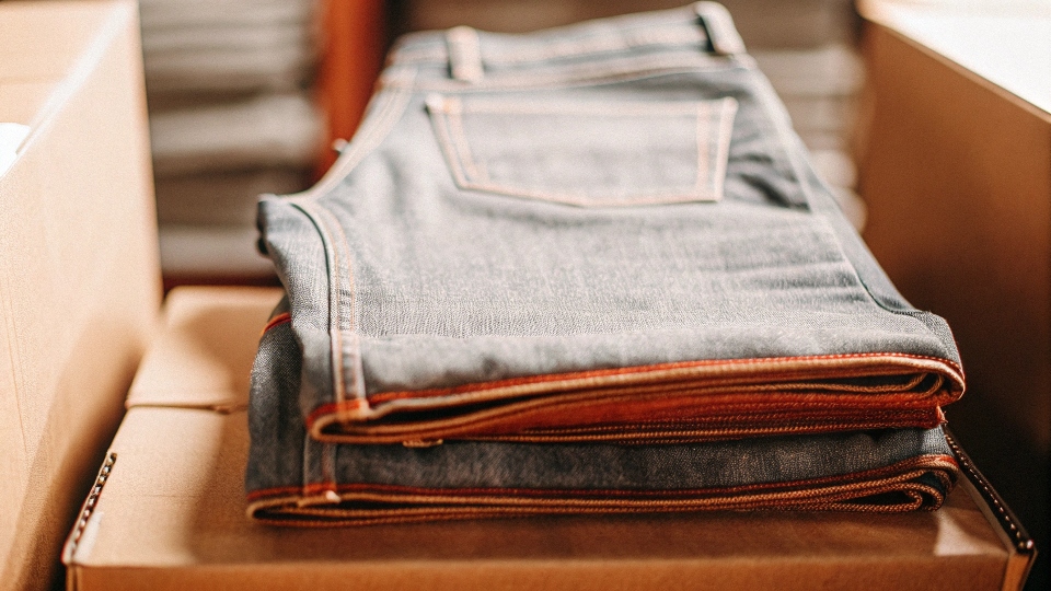 A modern, bustling Pepe Jeans flagship store in a major European city like Madrid or London