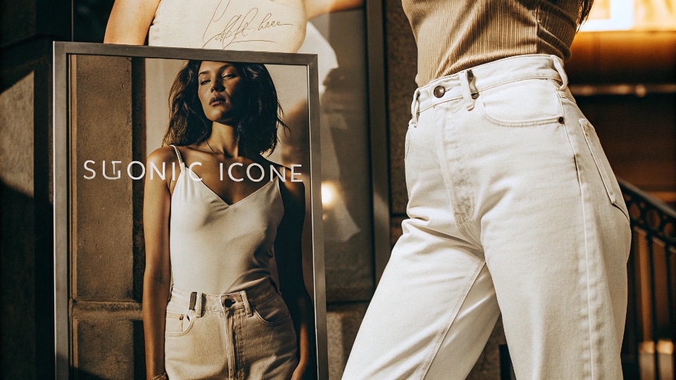A classic and iconic black and white Calvin Klein jeans ad from the 1990s
