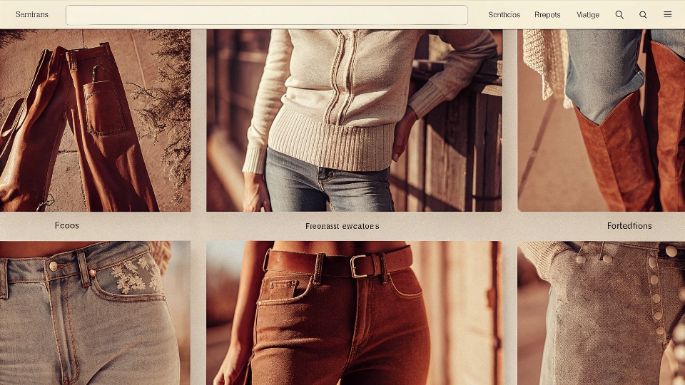 A screenshot of the FashionGo website homepage showcasing various denim brands