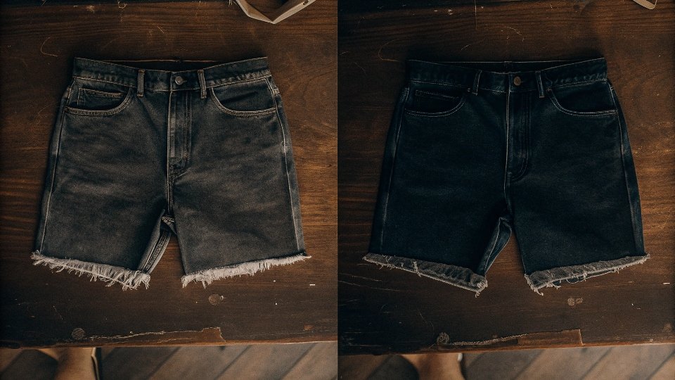 A split image showing a frayed hem on one side and a neatly [cuffed hem](https://www.youtube.com/watch?v=rnanhIYvEVk)[^5] on the other