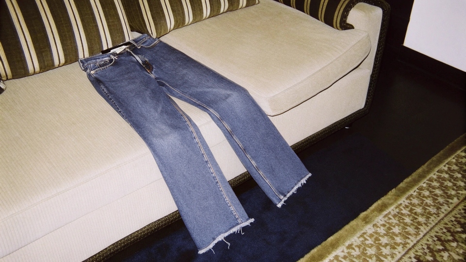 Requesting a Lower MOQ for a Test Design A single, unique pair of jeans highlighted in a small collection