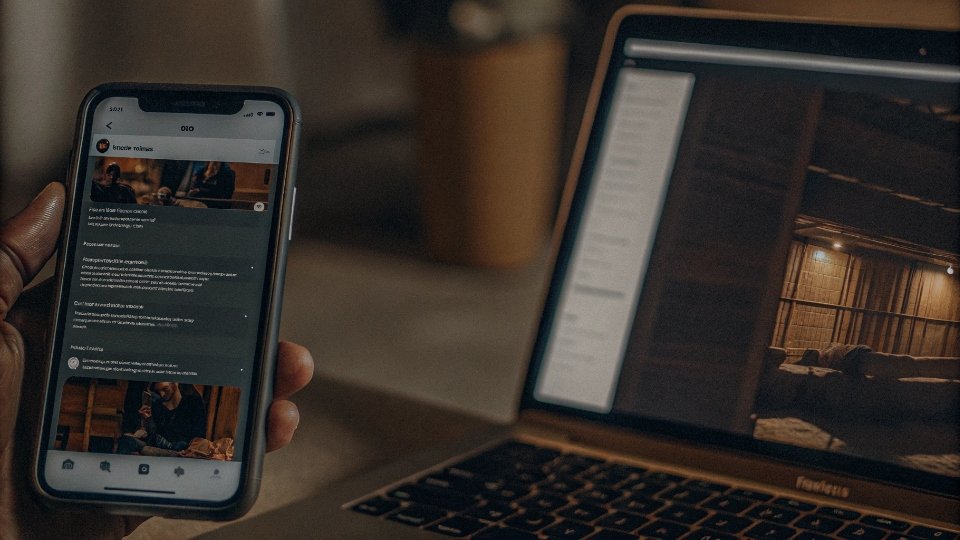 Communication Tools: WeChat and Email A split image showing a WeChat conversation with factory photos on a phone, and a formal email with a PDF attachment on a laptop.