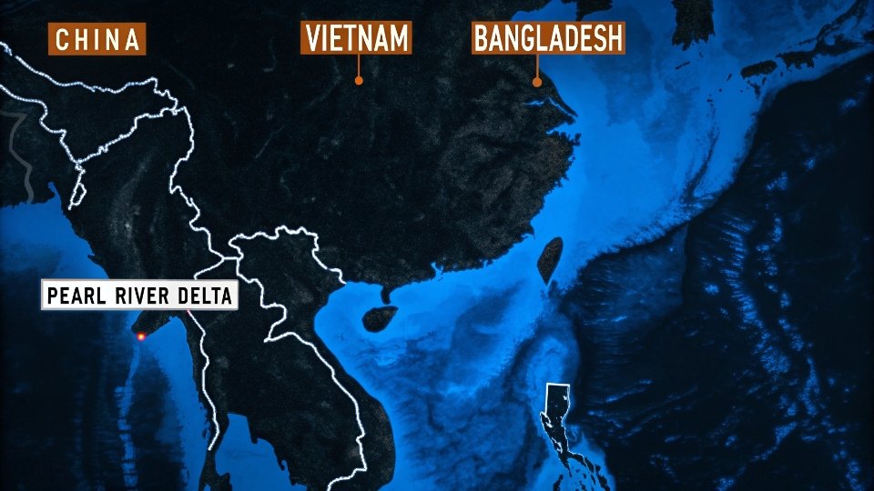 Cheapest Countries to Manufacture Clothes A map highlighting manufacturing hubs in China, Vietnam, and Bangladesh.