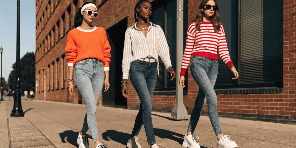 why do females wear tight jeans