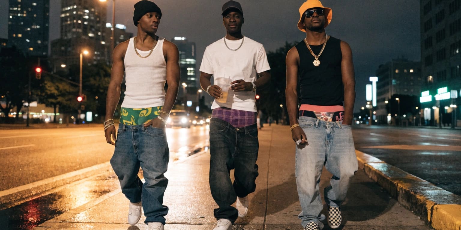 sagging pants men