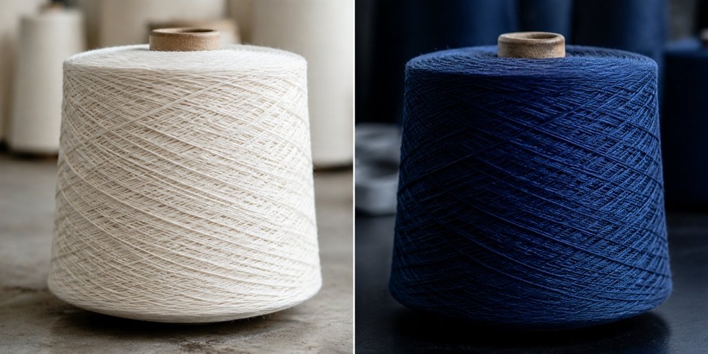 From Greige Yarn to Indigo