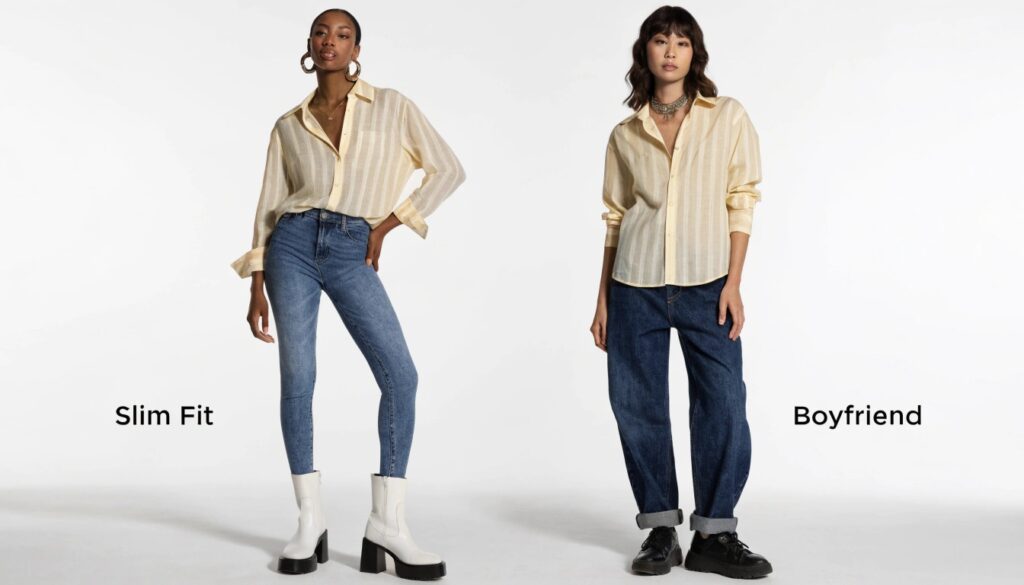 Body Types For Boyfriend Jeans what body type can wear boyfriend jeans