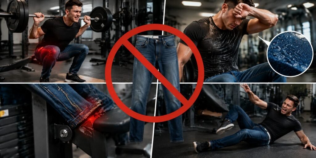Banned Gym Jeans why are jeans banned from gyms