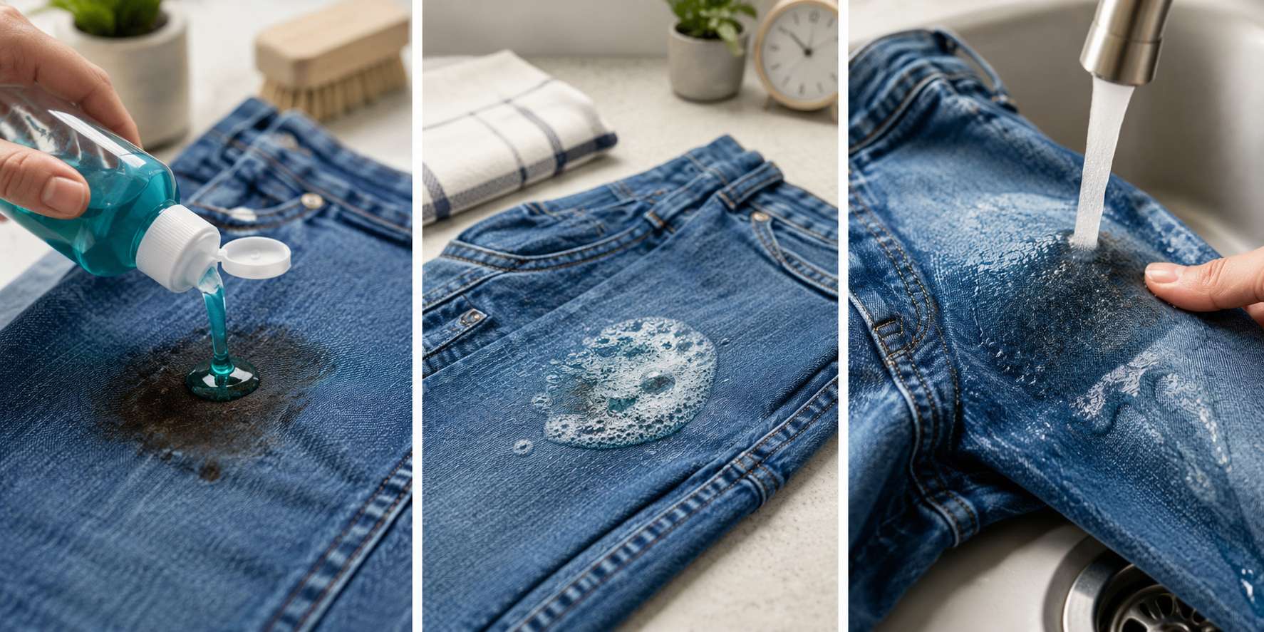 Get Grease Out Of Jeans how to get a grease stain out of blue jeans