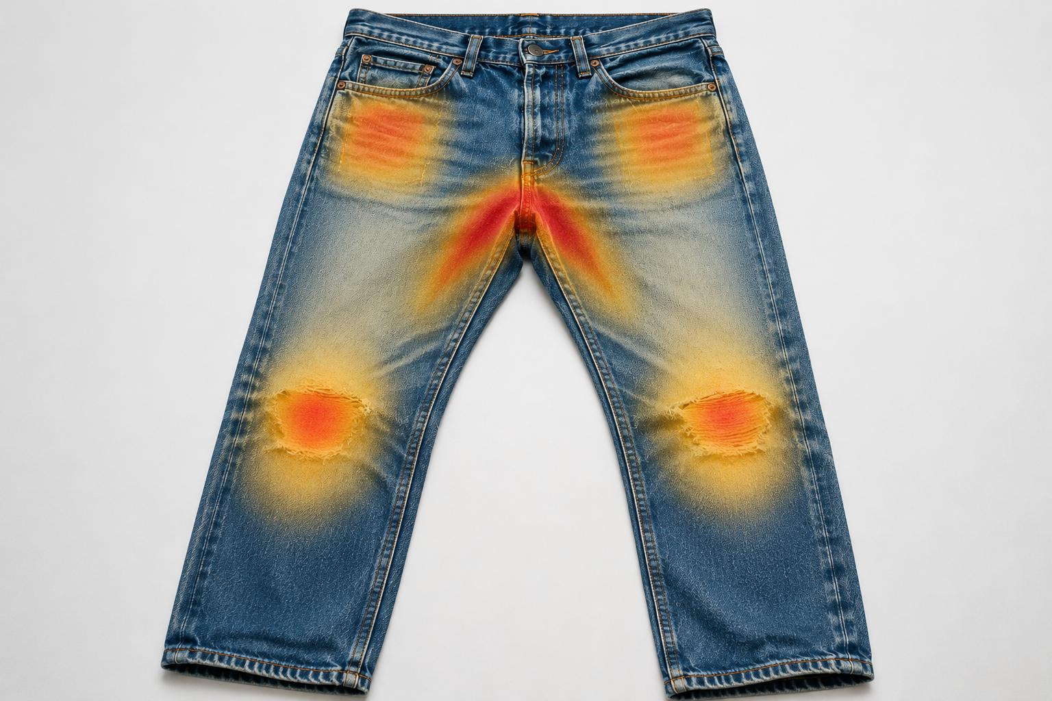 High-Stress Areas on Jeans