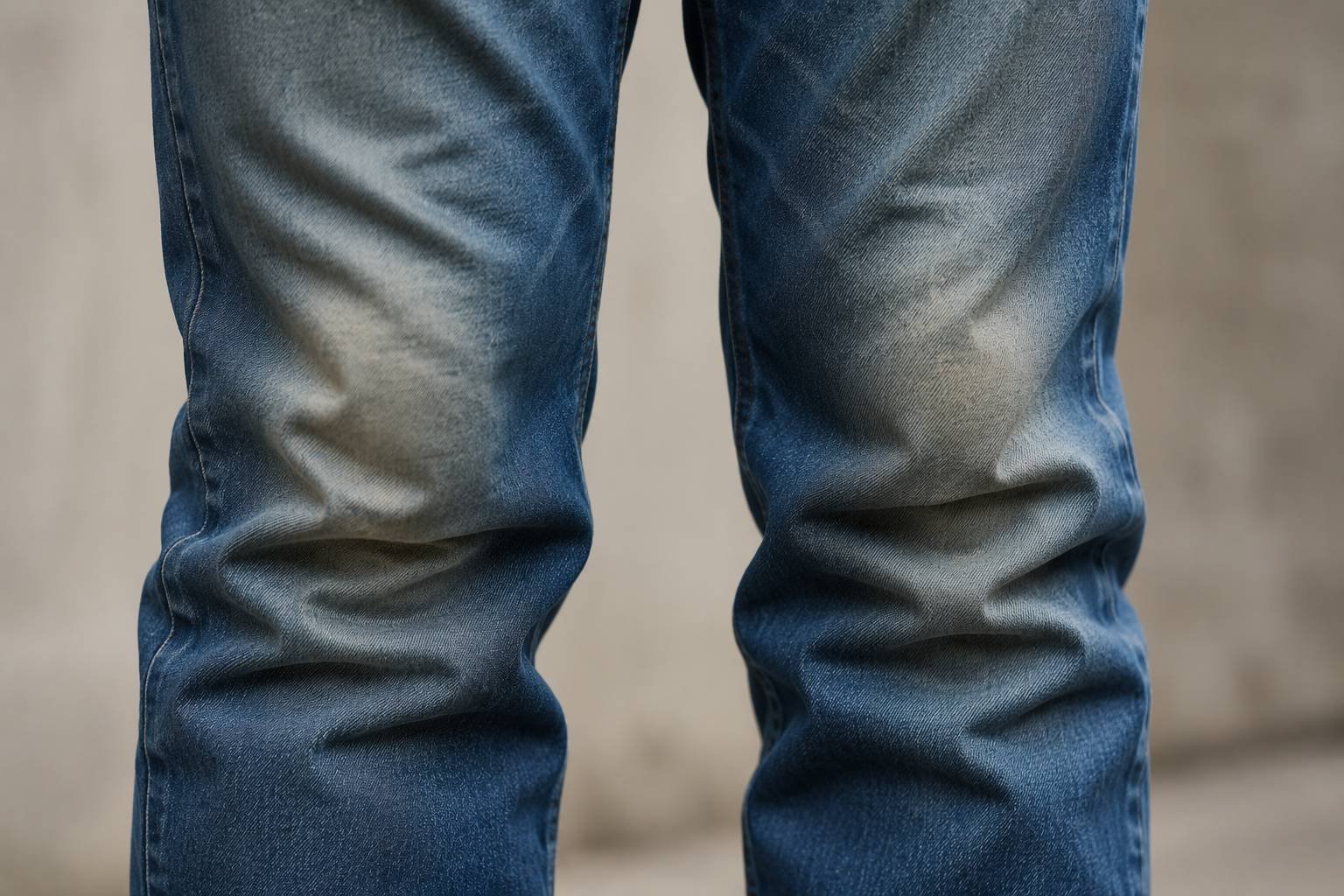 Baggy Jean Knees from Stretching