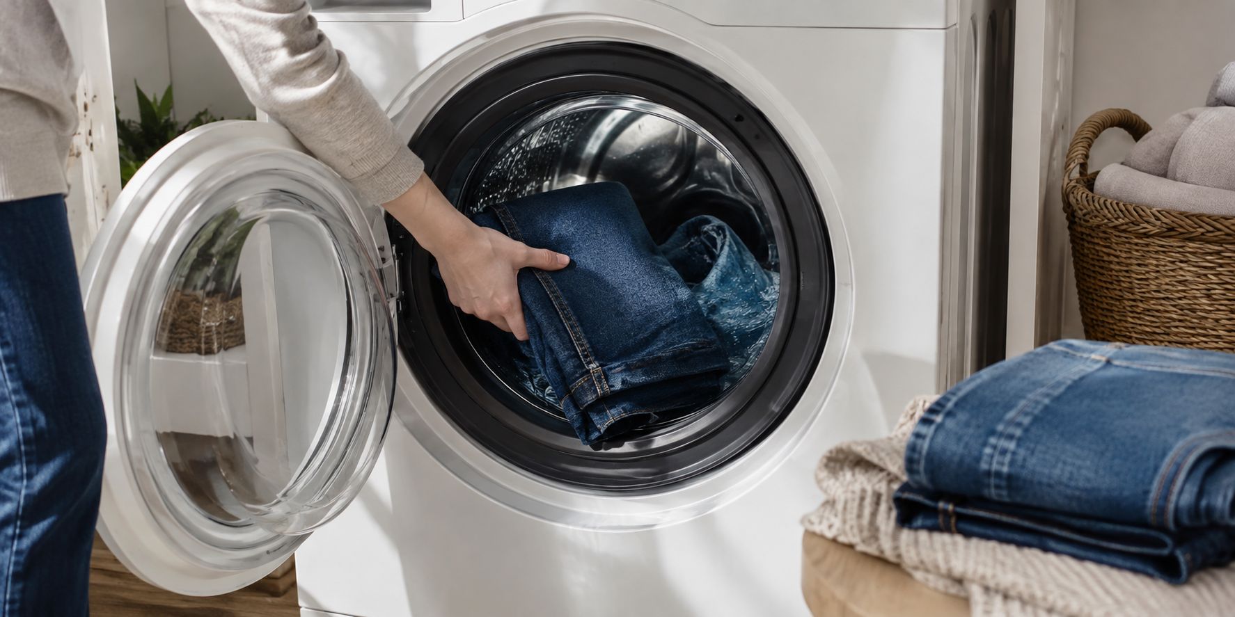 Wash Jeans In A Washing Machine is it okay to wash jeans in a washing machine