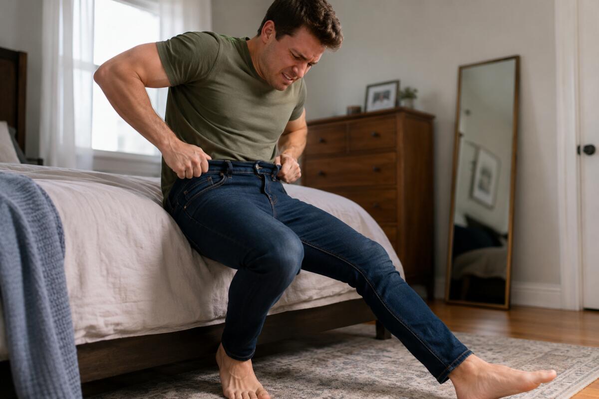 Person Wearing Jeans
