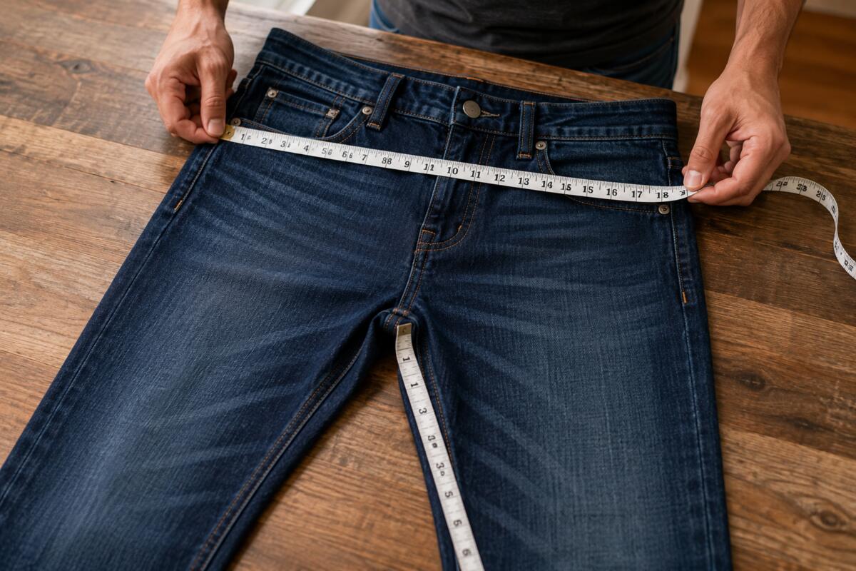 Measuring Jeans Waist